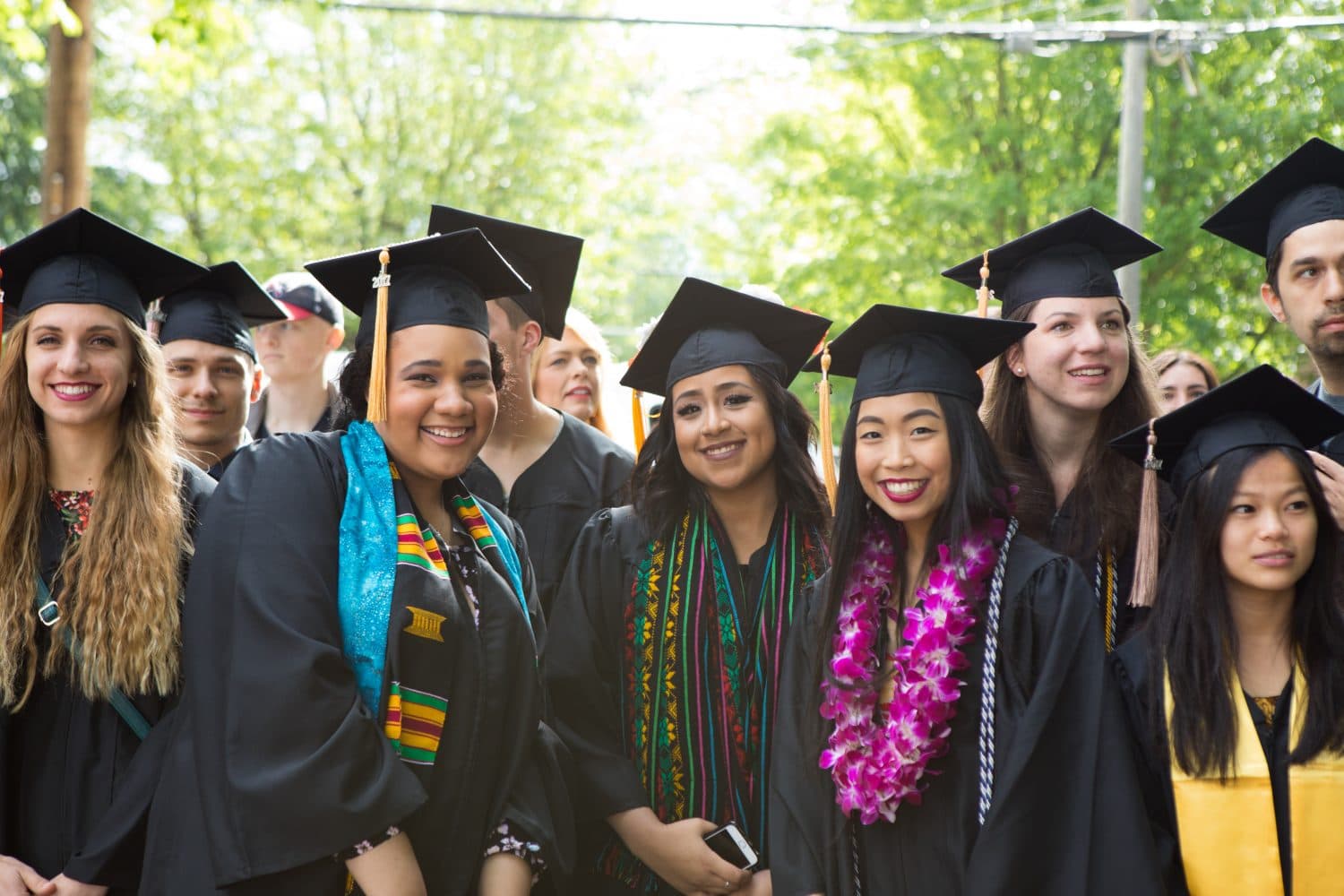 SPU graduates at Ivy Cutting