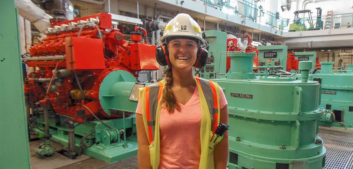 Engineer Brinlee Finzel improves communities near and far