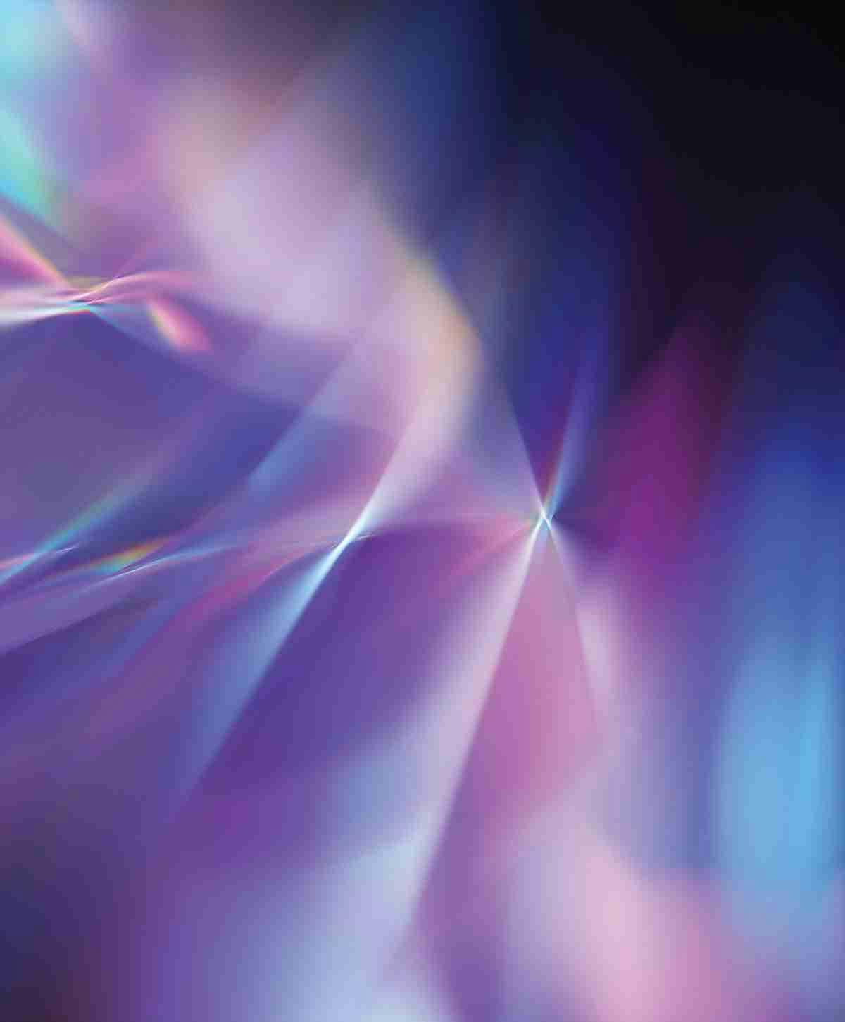 A purple prism visual designed by Danny Ivan