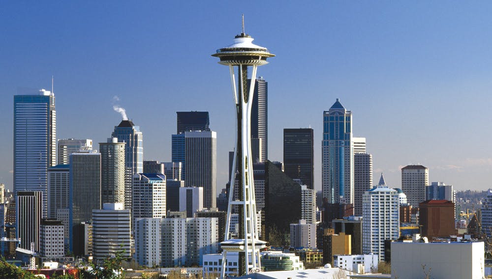 Seattle skyline and Space Needle