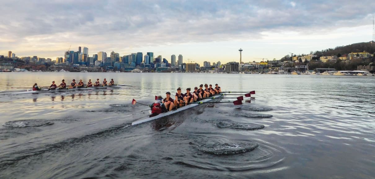 Berth of a rowing team