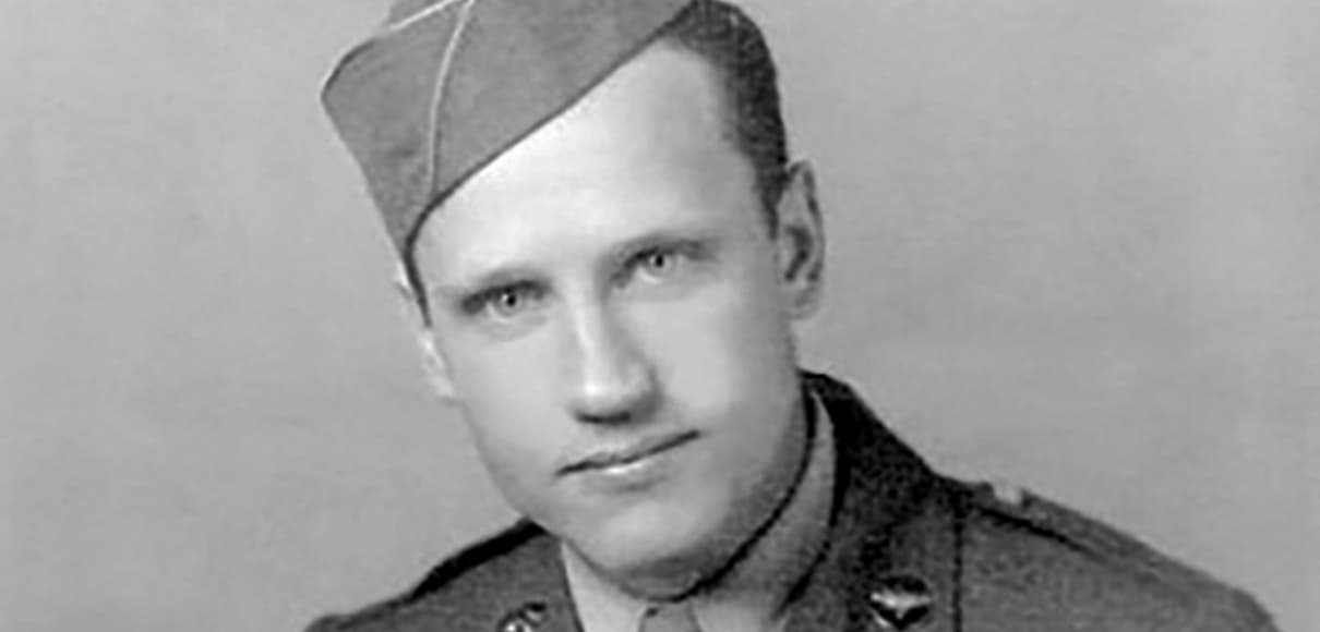Jake DeShazer in military uniform