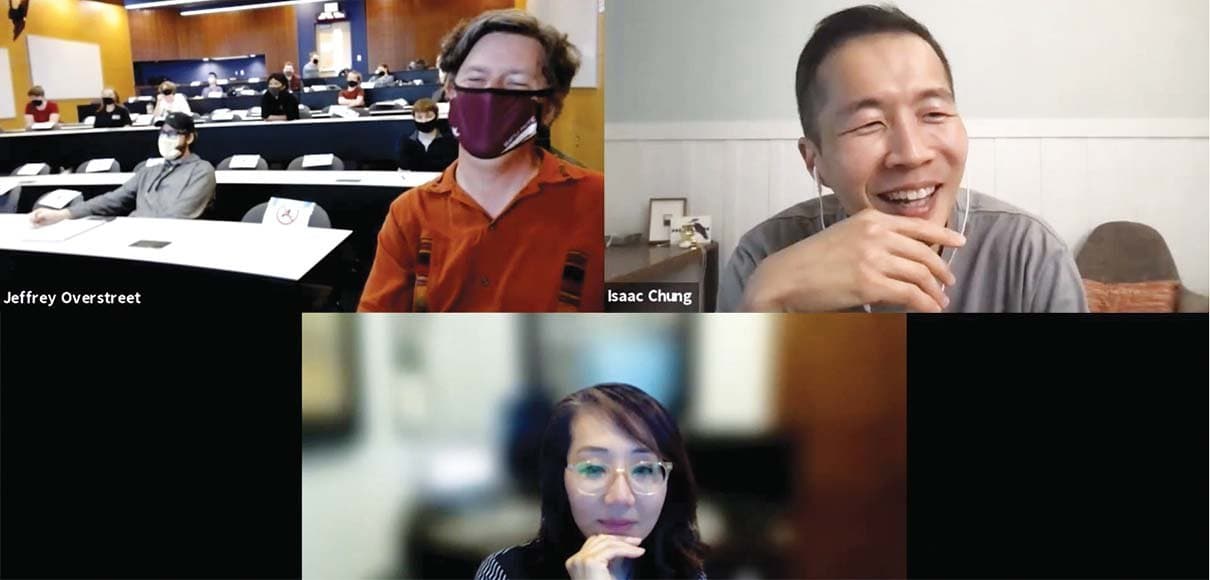 Directors of Oscar-nominated movies visit “Film and Faith” class