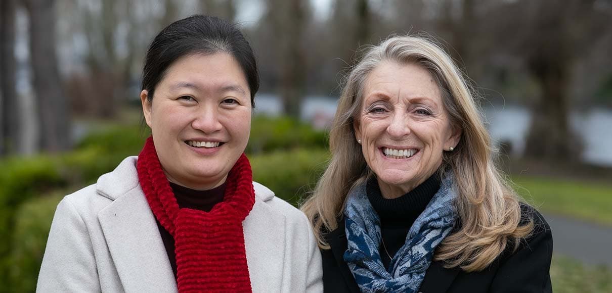 Bomin Shim and Julie Pusztai