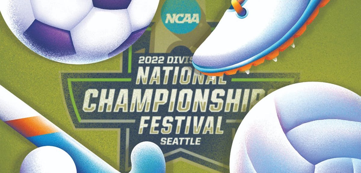 2022 Division II National Championship Festival Seattle graphic