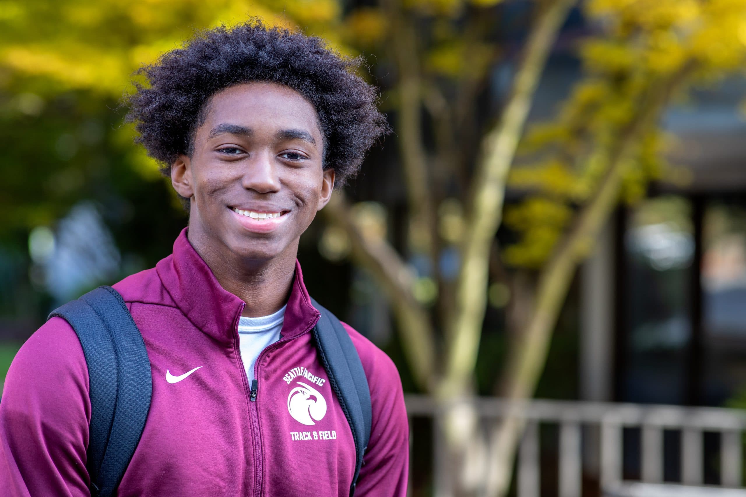 Photo of Robert Joshua on campus