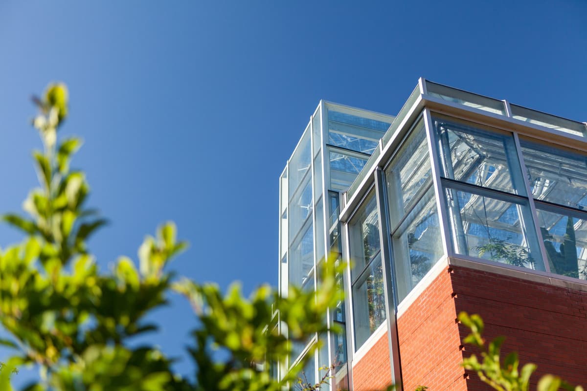 SPU greenhouse in Eaton Hall